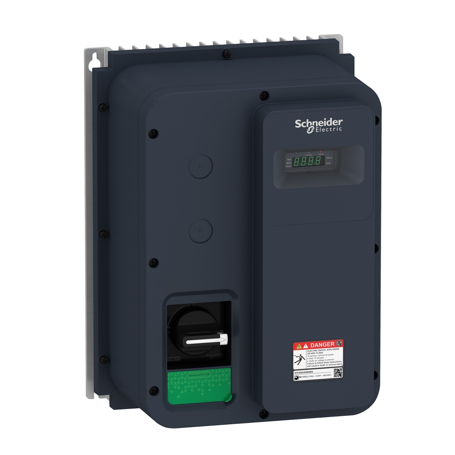 Variable speed drive, Altivar Machine ATV320, 0.75 kW, 380?500 V, 3 phases, enclosed, IP65