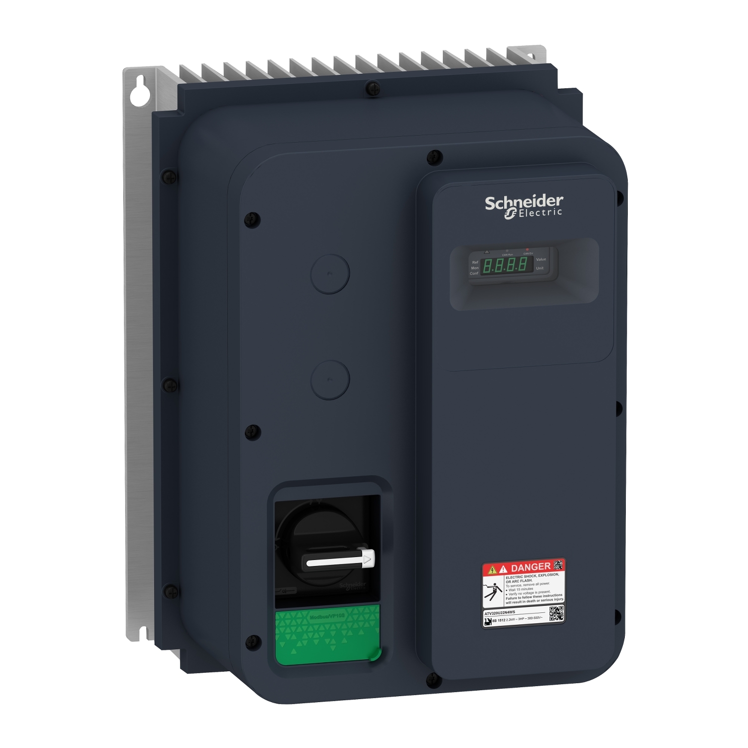 Variable speed drive, Altivar Machine ATV320, 2.2 kW, 200?240 V, 1 phase, enclosed, IP65